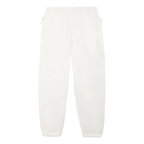 Nike Solo Swoosh Fleece Pants DX1364-100 (White) - Picture 8 of 8